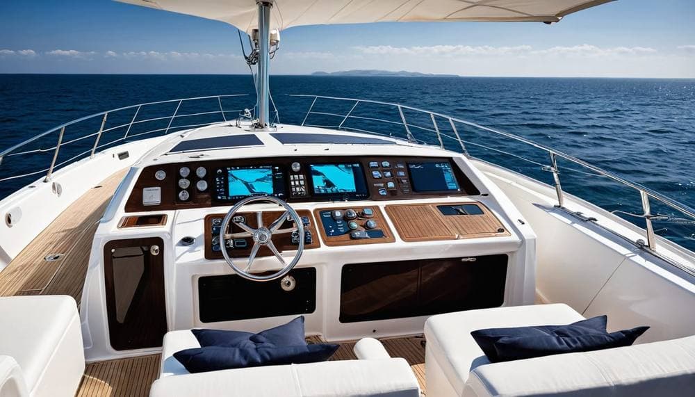 At the helm of an AM Plaisance boat